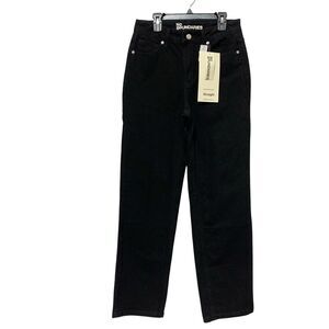 No Boundaries Black Straight Leg Jeans women's Size 4